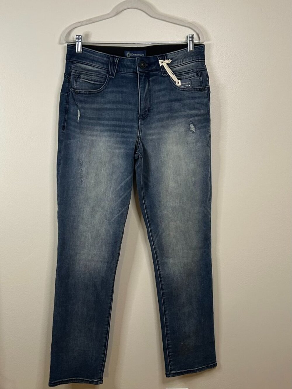 Democracy Ab"solution® Booty Lift Straight Leg Indigo Jeans Size 12